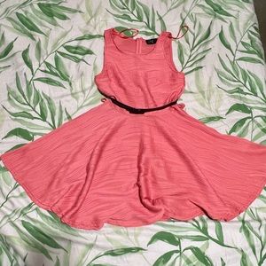 Coral color dress